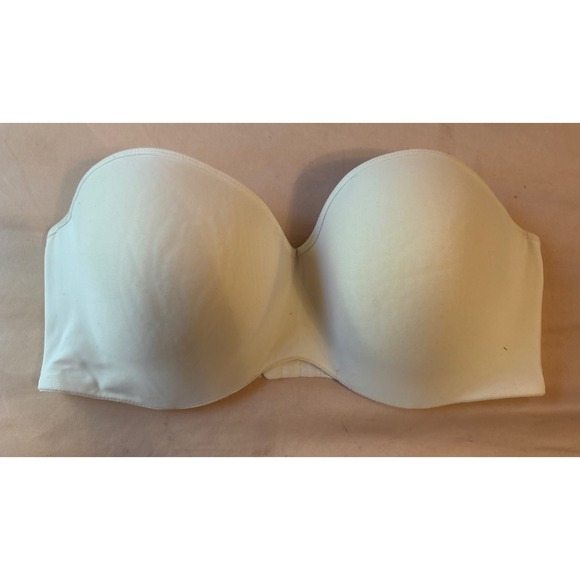Sweet Nothings White Full Figure Convertible Strapless Underwire Bra, 38DD - Picture 1 of 6